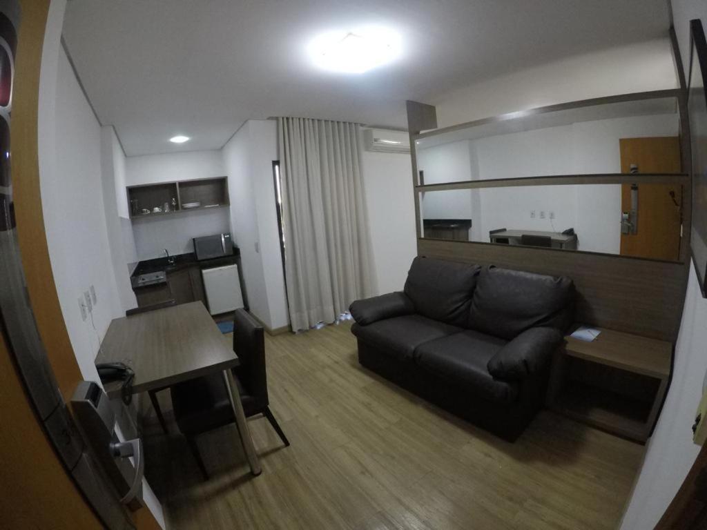 Apart-Hotel Flat Na Melhor Localizacao กัวยาเนีย ภายนอก รูปภาพ